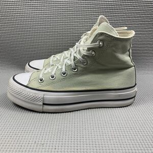 Converse Chuck Lift Platform Light Green White Womens Shoes A03541C Size 6.5